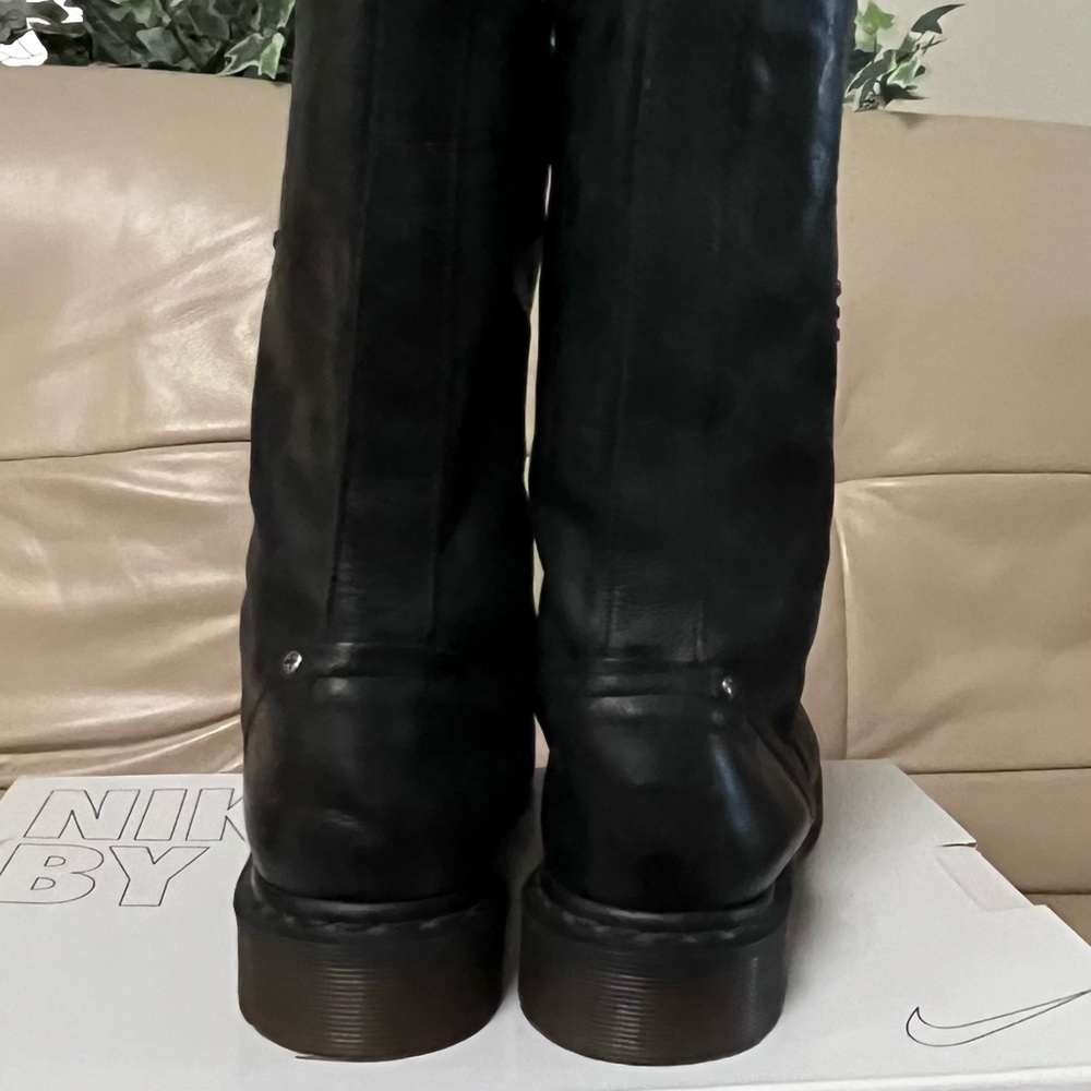 COPY - Dr Marten's Vintage RARE Boots Women's Alexia Mid Calf Black Leather - Picture 6 of 11